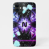 Fall mit Wingstar Dust Monogram Case-Mate iPhone Hülle (Rückseite)