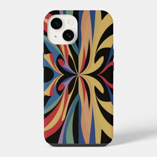 Fall "Moderne Kunst - Mate" für iPhone Hülle (Rückseite)