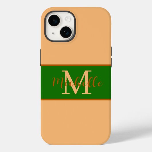 Fall Monogram Case-Mate iPhone 14 Case-Mate iPhone Hülle (Rückseite)