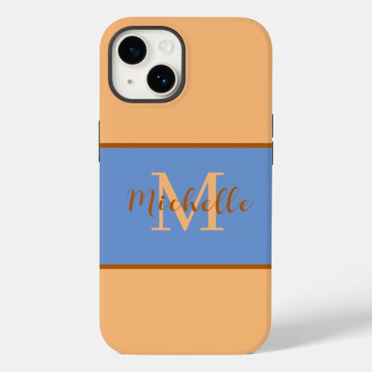 Fall Monogram Case-Mate iPhone 14 Case-Mate iPhone Hülle (Rückseite)