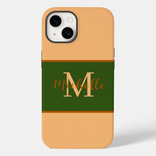 Fall Monogram Case-Mate iPhone 14 Case-Mate iPhone Hülle (Rückseite)