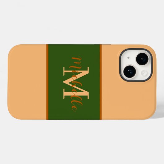 Fall Monogram Case-Mate iPhone 14 Case-Mate iPhone Hülle (Rückseite (Horizontal))