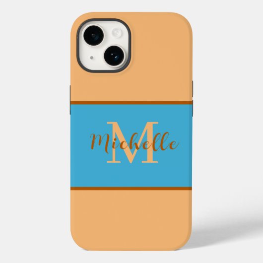 Fall Monogram Case-Mate iPhone 14 Case-Mate iPhone Hülle (Rückseite)