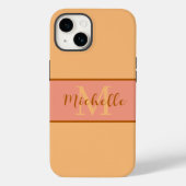 Fall Monogram Case-Mate iPhone 14 Case-Mate iPhone Hülle (Rückseite)