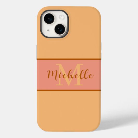 Fall Monogram Case-Mate iPhone 14 Case-Mate iPhone Hülle (Rückseite)