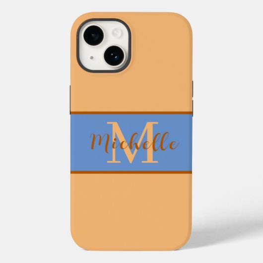 Fall Monogram Case-Mate iPhone 14 Case-Mate iPhone Hülle (Rückseite)
