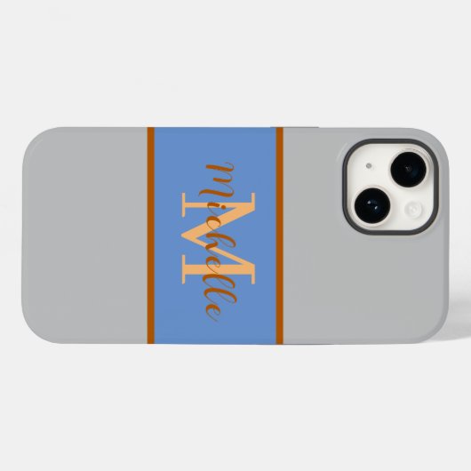 Fall Monogram Case-Mate iPhone 14 Case-Mate iPhone Hülle (Rückseite (Horizontal))