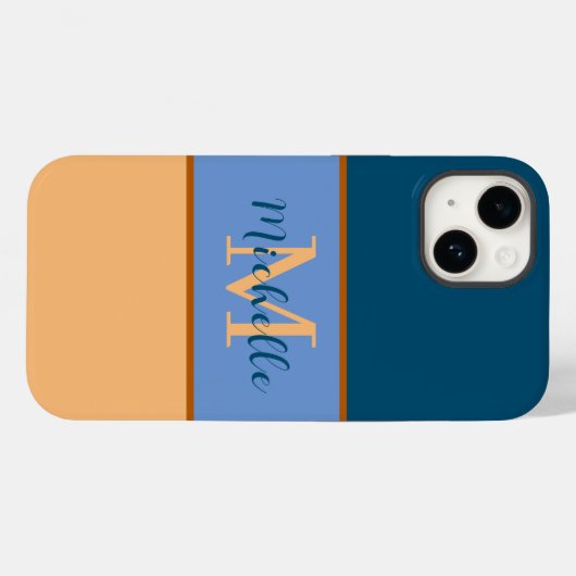Fall Monogram Case-Mate iPhone 14 Case-Mate iPhone Hülle (Rückseite (Horizontal))