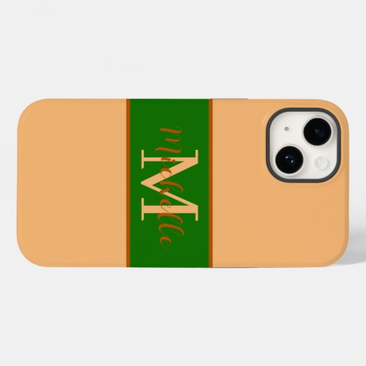 Fall Monogram Case-Mate iPhone 14 Hülle (Rückseite (Horizontal))