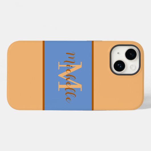 Fall Monogram Case-Mate iPhone 14 Hülle (Rückseite (Horizontal))