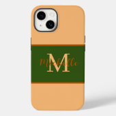 Fall Monogram Case-Mate iPhone 14 Hülle (Rückseite)