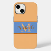 Fall Monogram Case-Mate iPhone 14 Hülle (Rückseite)