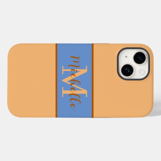 Fall Monogram Case-Mate iPhone 14 Hülle (Rückseite (Horizontal))