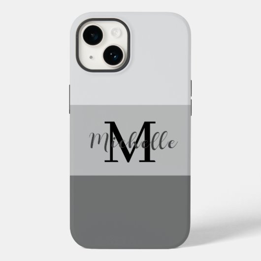 Fall Monogram Case-Mate iPhone 14 Hülle (Rückseite)