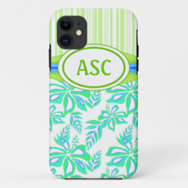 Fall Monogram Hibiskus Blume iPhone 5 Case-Mate iPhone Hülle