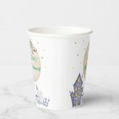 Fall Moon Hexe Spooky House Babydusche Pappbecher (Rechts)