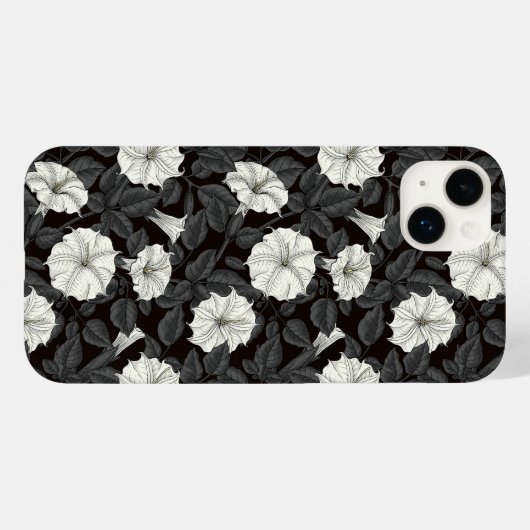 Fall Moonblumen Case-Mate iPhone Case-Mate iPhone Hülle (Rückseite (Horizontal))