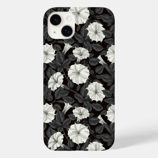 Fall Moonblumen Case-Mate iPhone Hülle (Rückseite)