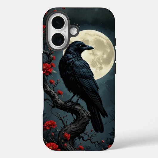 Fall Moonlit Raven iPhone 16 Case-Mate iPhone Hülle (Rückseite)