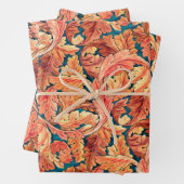 Fall Morris-Blätter Geschenkpapier Set (Beispiel)