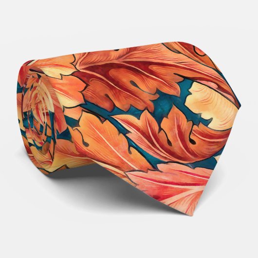 Fall Morris-Blätter Krawatte (Gerollt)