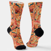 Fall Morris-Blätter Socken (Gewinkelt)