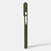 Fall Moss Green Glitzer iPhone 16 - individuell an Case-Mate iPhone Hülle (Rückseite / Links)