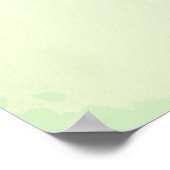 Fall Motion Blume Kunst Poster (Ecke)