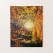 Fall Mountain Art Landschaftlich Puzzles Komplex J (Vertikal)