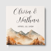Fall Mountain Wedding Gästebuch (Vorderseite)