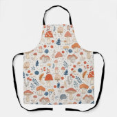 Fall Mushroom Harvest Schürze (Vorderseite)