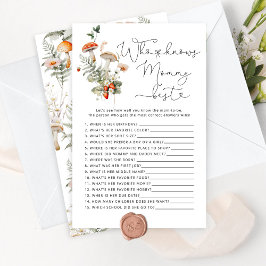 Fall Mushroom Wer das Mama am besten Duschspiel ke