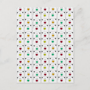 Fall 'n Bears Postkarte