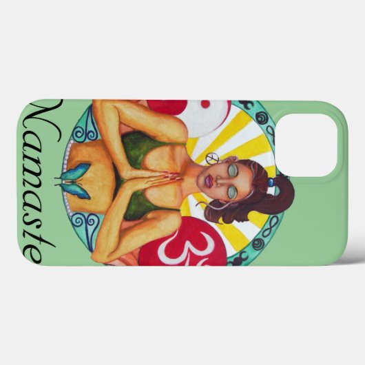 Fall Namaste Case Mate (Rückseite (Horizontal))