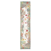 Fall Natur Eichhörnchen Leaf Pilzpilz Bird Woodlan Kurzer Tischläufer (Vorderseite)