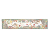 Fall Natur Eichhörnchen Leaf Pilzpilz Bird Woodlan Kurzer Tischläufer (Horizontal)