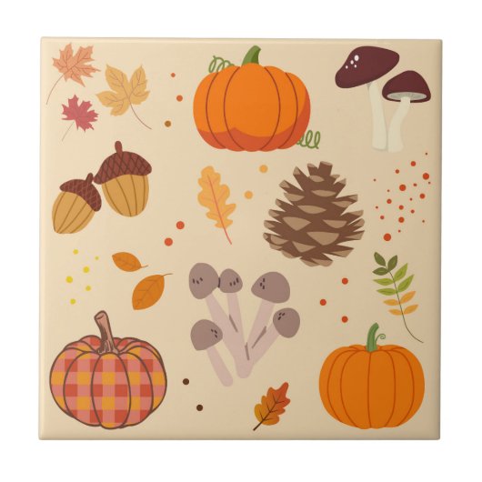 Fall Nature Fliese (Vorderseite)