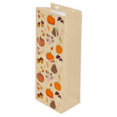 Fall Nature Geschenktüte Für Weinflaschen (Vorderseite Schrägansicht)