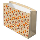 Fall Nature Große Geschenktüte (Rückseite Schrägansicht)