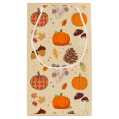 Fall Nature Kleine Geschenktüte (Rückseite)