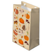 Fall Nature Kleine Geschenktüte (Rückseite Schrägansicht)