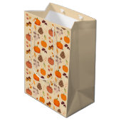 Fall Nature Mittlere Geschenktüte (Rückseite Schrägansicht)