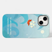 Fall Nautical Sailing Boat Quote Case-Mate iPhone Hülle (Rückseite (Horizontal))