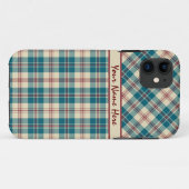 Fall Navy Blue, Deep Red, Beige Kariertes iPhone 5 Case-Mate iPhone Hülle (Rückseite (Horizontal))