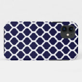 Fall Navy Blue Marokkanisches Muster iPhone 5 Case-Mate iPhone Hülle (Rückseite (Horizontal))
