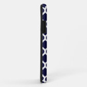Fall Navy Blue Marokkanisches Muster iPhone 5 Case-Mate iPhone Hülle (Hinten/Rechts)