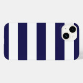 Fall Navy Blue Wide Stripe iPhone Case-Mate iPhone Hülle (Rückseite (Horizontal))