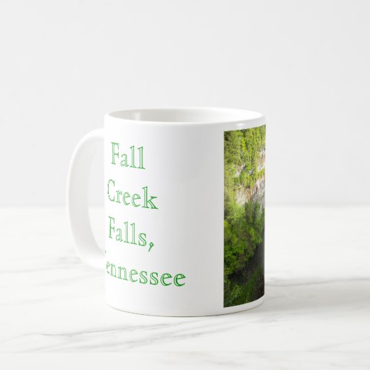 Fall-Nebenfluss-Fälle Kaffeetasse (Vorderseite Links)