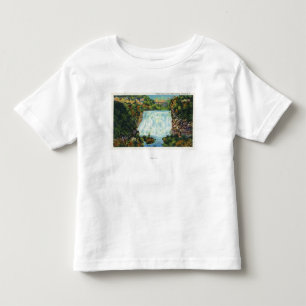 Fall-Nebenfluss-Schlucht-Ansicht, Ithaca fällt Kleinkind T-shirt