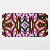 Fall "New Age Pink Batik iPhone 3 Case (Rückseite (Horizontal))